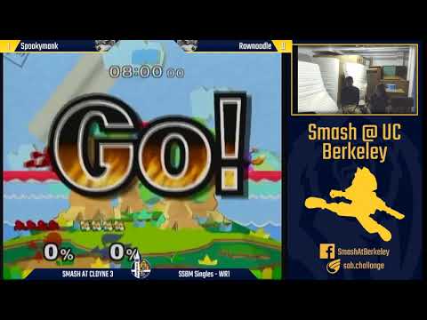 Smash at Cloyne 3 - Melee Singles WR1: Spookymank vs RawNooodle