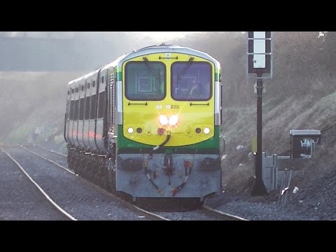 IE 201 Class Loco + Mark 4 Intercity Train - Park West & Cherry Orchard