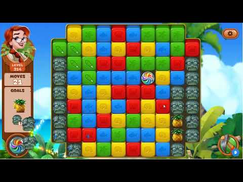 Lost Island Blast Adventure Level 314 - No Boosters