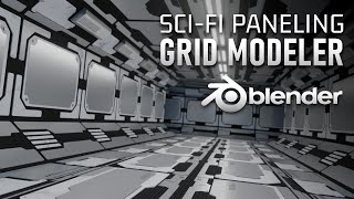 Sci-Fi Panelling, Blender tutorial (Grid modeler addon)
