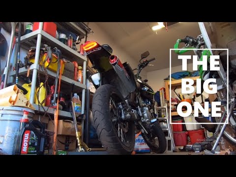 klx300sm big gun exhaust! Install and sound!