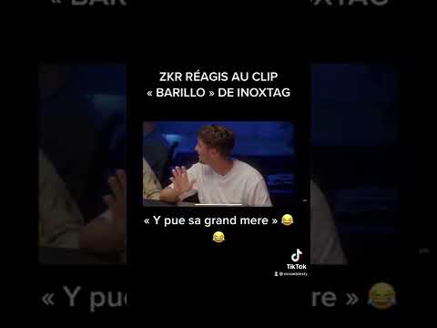 ZKR RÉAGIT À « BARILLO » DE INOXTAG (il aime pas du tout) #ZKR #inoxtag #barillo