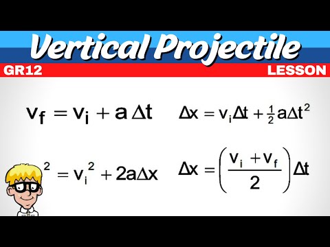 1) Vertical projectile motion introduction