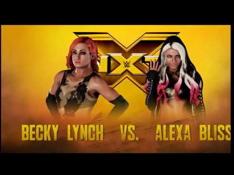 CWE - The Man Becky Lynch VS Alexa Bliss - Full Match