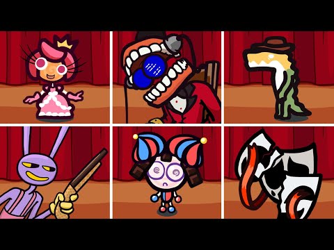 THE AMAZING DIGITAL CIRCUS in Among Us - TADC Complete Edition Ep. 1 and 2