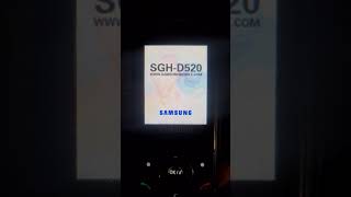 Samsung SGH-D520 Startup & Shutdown (2 Variant