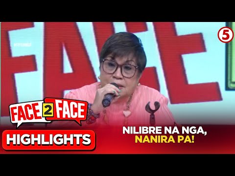 Face 2 Face Payo sa mga naninira ng reputasyon!