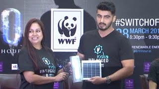 Arjun Kapoor At WWF Earth Hour 2015 Kick Off Event