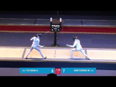 #FencingMinsk2017 FINAL SWATOWSKA M. - TATARAN A. EC U-23 Individuals Epee women