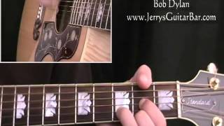 How To Play Bob Dylan I Shall Be Free No 10 (full lesson)