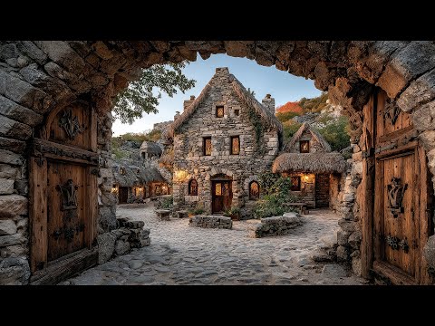 Medieval Stone Village – Peaceful Tavern & Village Music from the Middle Ages