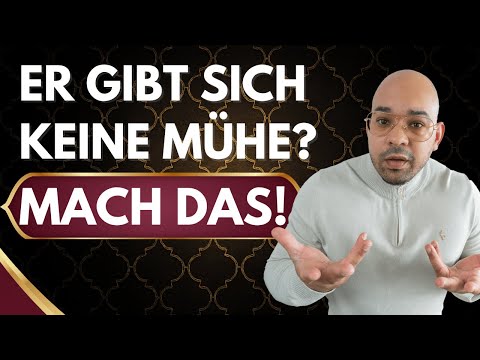 The truth about why he doesn't make an effort.