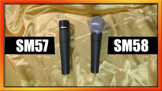 슈어 레전드 마이크 비교 - SHURE SM57 SM58
