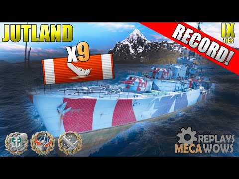 Jutland 9 Kills & 169k Damage | World of Warships Gameplay 4k