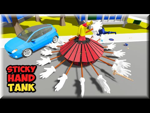 🖐Sticky Hand Tank vs EVERY FACTION - Totally Accurate Battle Simulator TABS