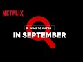 New on Netflix Canada | September 2021