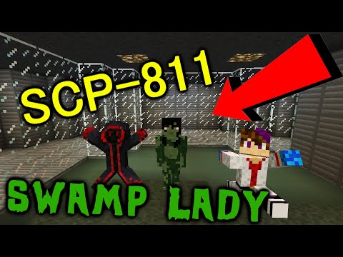 SWAMP LADY SCP-811 ATTACKS OUR LAKE HOUSE IN MINECRAFT (OMG SCARY CREATURE)