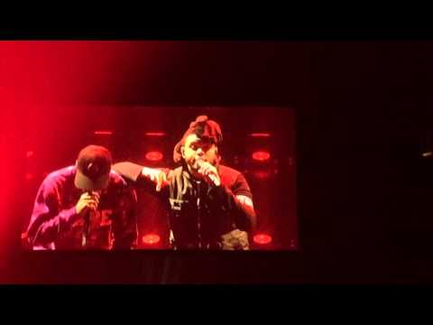 Travis Scott/TheWeeknd perform "Pray 4 Love" in Philips Arena, Atlanta, GA, December 15, 2015
