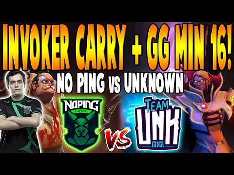 NO PING vs UNKNOWN [BO2] - Sacan El Invoker CARRY + GG Min 16! -  MOBIUS MAESTROS DOTA 2