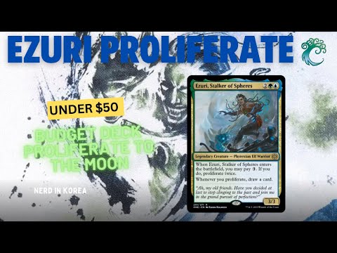 Deep Dive Deck - Ezuri, Stalker of Spheres: Budget Proliferate to the Moon Deck Under $50!
