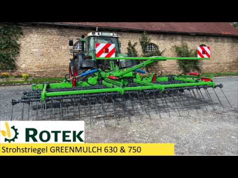Im Einsatz - Strohstriegel Greenmulch von Rotek, Avers Agro