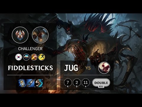 Fiddlesticks Jungle vs Lee Sin - KR Challenger Patch 10.12