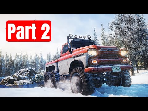 SnowRunner Gameplay Walkthrough Part 2 - First Garage in Alaska