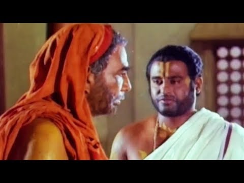 Sri Raghavendra meet his guru & had conversation about his loosing teaching Job