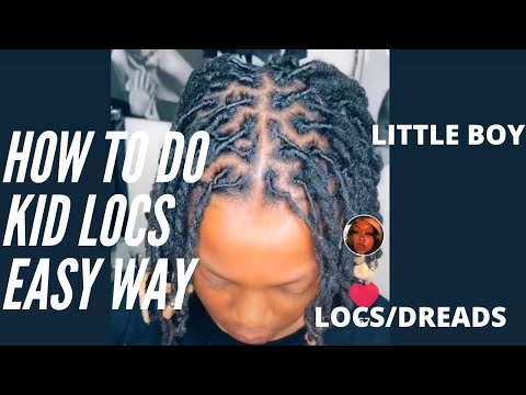 How To : do kid locs/dreads on little boys hair