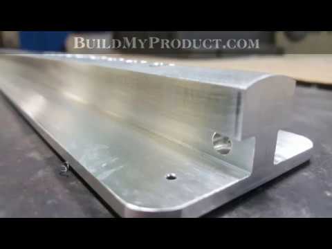 CNC machining seat rails for Helicopter flight simulator - Black Anodized 7075 Aluminum - BOBCAD V30