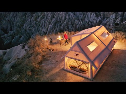 Camping in a 5-Star Inflatable Hotel in Cappadocia