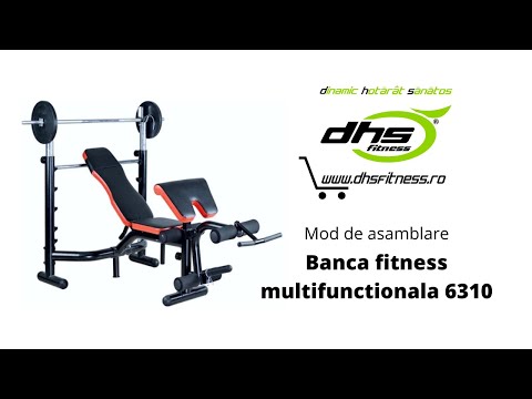 Banca Exercitii Dhs 6310 Multifunctionala - Negru