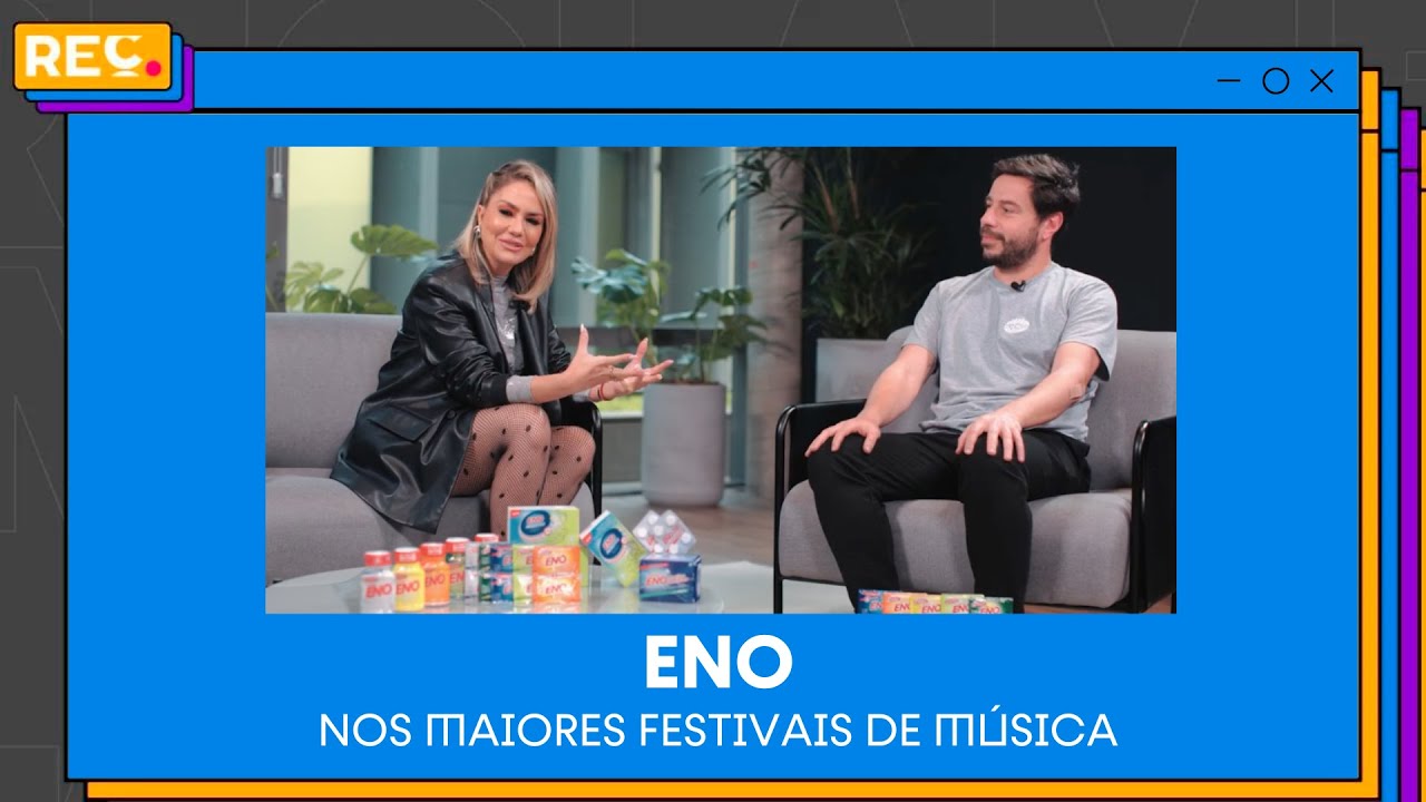 Eno "Nos maiores festivais de Música"