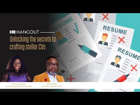 Unlocking the secrets to crafting stellar CVs || HRDM || Thursday 22nd June 2023