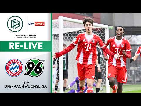 LIVE 🔴 FC Bayern München - Hannover 96 | U19 DFB-Nachwuchsliga Hauptrunde