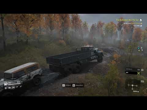 SnowRunner   55  The Huntsman and the Car   Deliver to the Hunter's Parking Scout 800