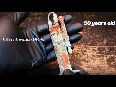 WORLD WAR 2 - 4K EXTREMELY Rare Footage of a Lighter Being Restored