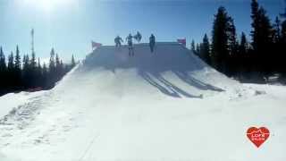 preview picture of video 'Skicross SM banan i Lofsdalen 2014'