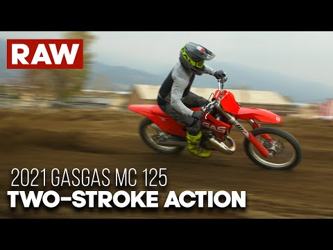 RAW Two-Stroke Action - 2021 GasGas MC 125