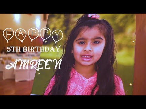 5th Birthday party highlights of Amreen // Light and Dusk