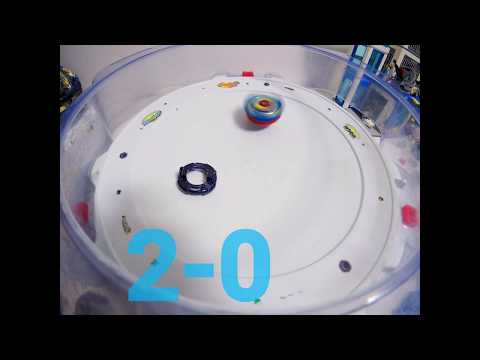 Beyblade Burst Battle: God Valkyrie 6V.Rb. vs Mad Minoboros Q.Q.