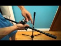 On Stage Mic Stand Setup (just music) OSS MS7701B Euro/Boom