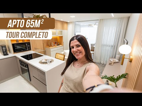 COMPLETE TOUR | 65m² Apartment with a Clean, Elegant, and Functional Design