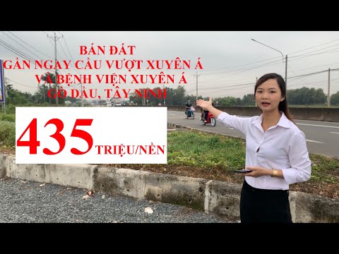 Chỉ cần 220tr sổ hữu ngay lô đất gần Cầu vượt Xuyên Á, Gò Dầu, cách đó chỉ 800m