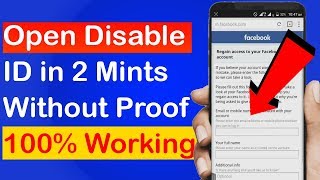 [Part 2] How To Recover Disabled Facebook Account Without Proof Government Id Card