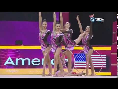USA 3 Hoops 2 pairs of Clubs AA - World Championships Baku 2019