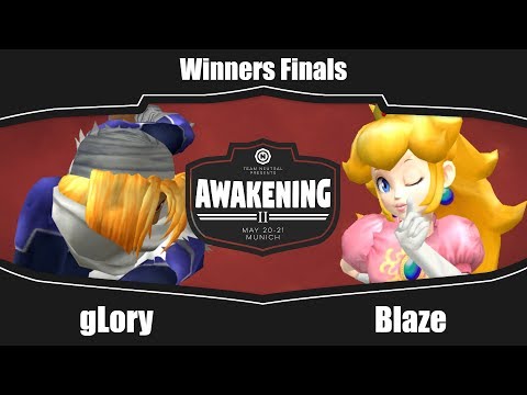 Awakening 2 - gLory (Sheik) Vs. Blaze (Peach) - Winners Finals - Melee Singles