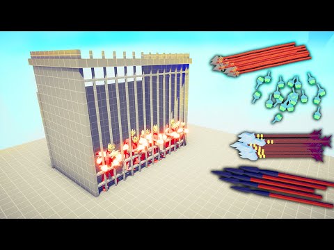 SUPER BOXER in PRISON vs 3x MULTI ARROW | TABS - Totally Accurate Battle Simulator