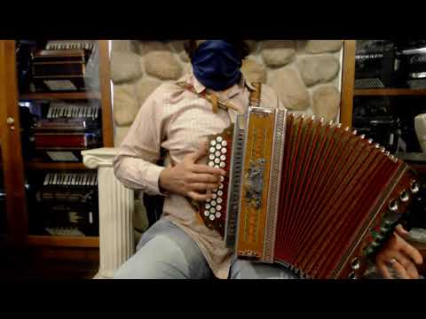 3800 - Alpine Matt Rote 3 Row Steirische Diatonic Button Accordion CFBb MMM 34 11 $1999