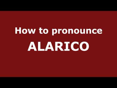How to Pronounce ALARICO in Spanish - PronounceNames.com